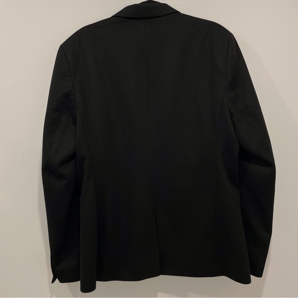 Zara Man Basic Collection Blazer XXL Classic Black, Like New, Minimalist Design - Picture 7 of 16